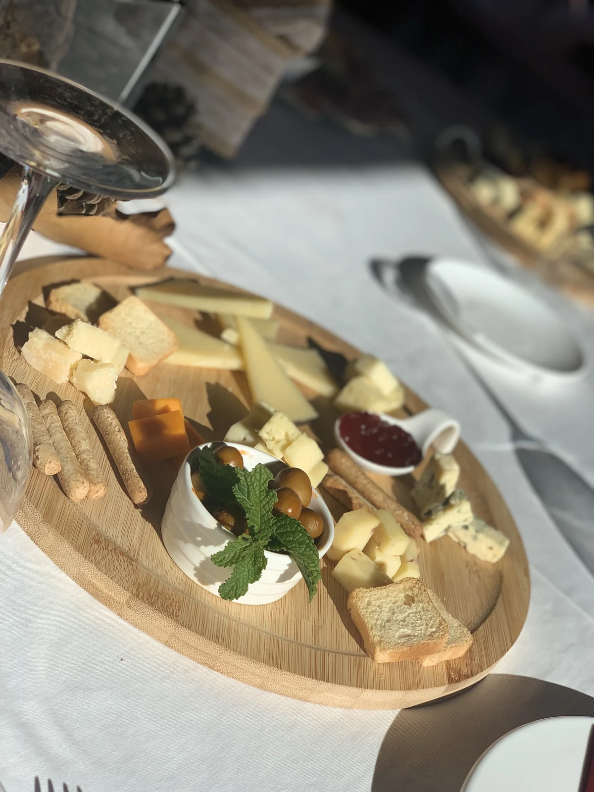 Tabla de Quesos y Frutos Secos