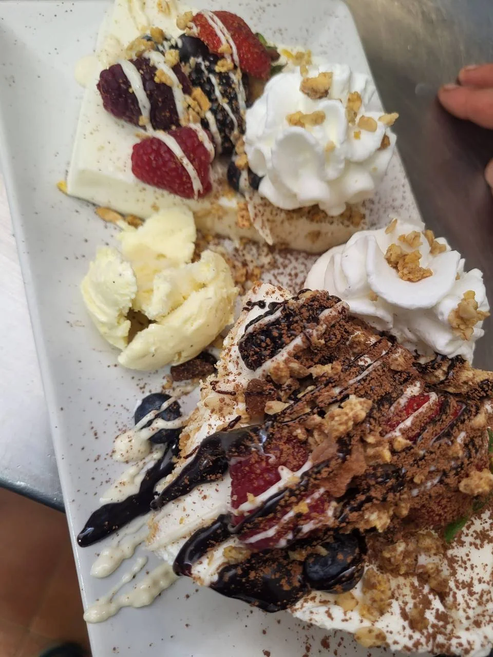 Panacota y Tartas Artesanales con Nata